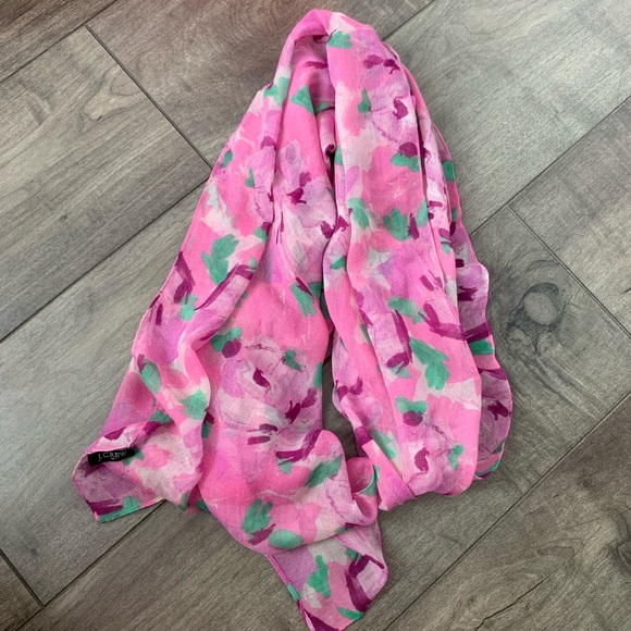 J. Crew Accessories J Crew Floral Print Scarf Poshmark